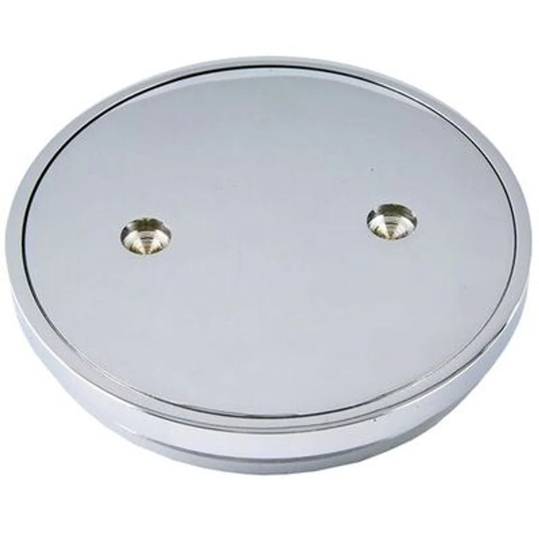 Cleanout Grate 100mm Chrome