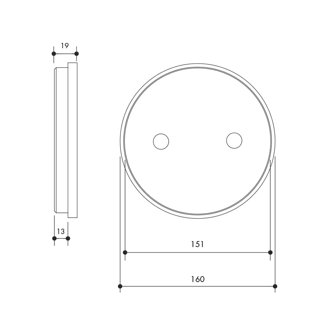 150Mm Cleanout Grate Chrome - Image 2