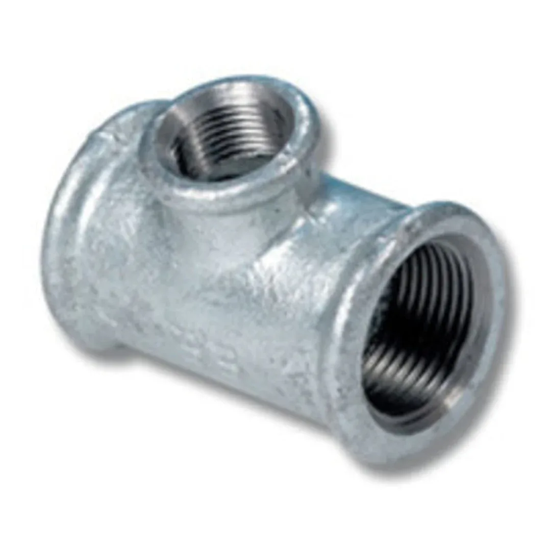 25MM X 20MM X 25MM TEE REDUCING GALV