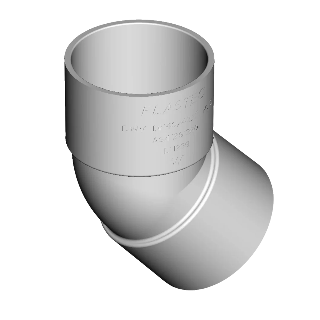 DWV 45 Degree Bend FF