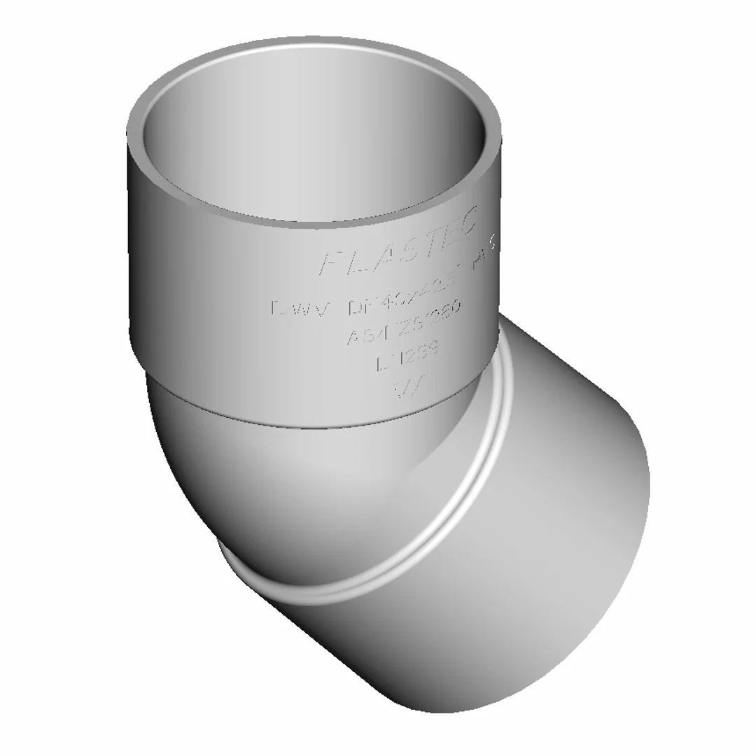 DWV 45 Degree Bend FF - Image 3