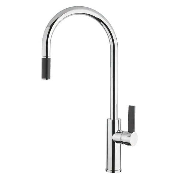 Abey Armando Vicario Luz G/Neck P/Out Mixer Brushed Chrome