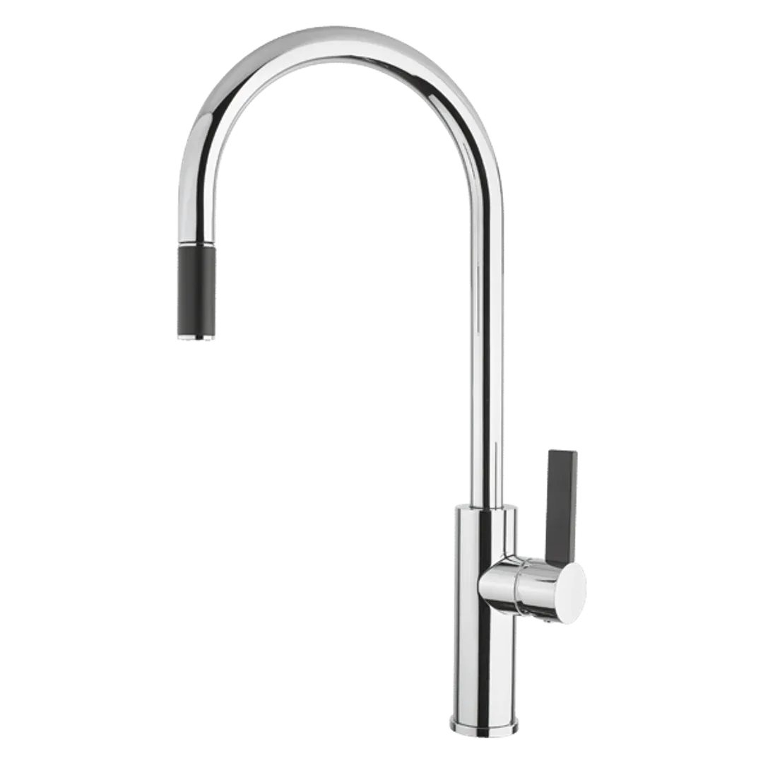 Abey Armando Vicario Luz G/Neck P/Out Mixer Brushed Chrome - Image 2