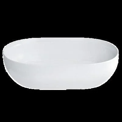 Abey Clearstone Byron Basin With Plug And Waste Matte White 26313P - Image 3