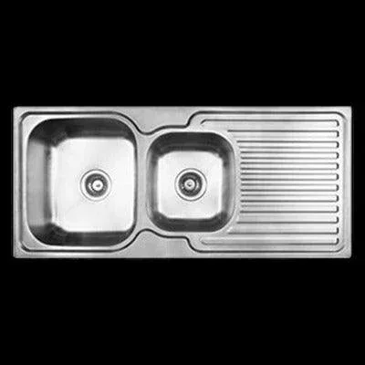 Abey Entry 1 & 3/4 Right Bowl Sink 1080mm X 480mm En175R - Image 3