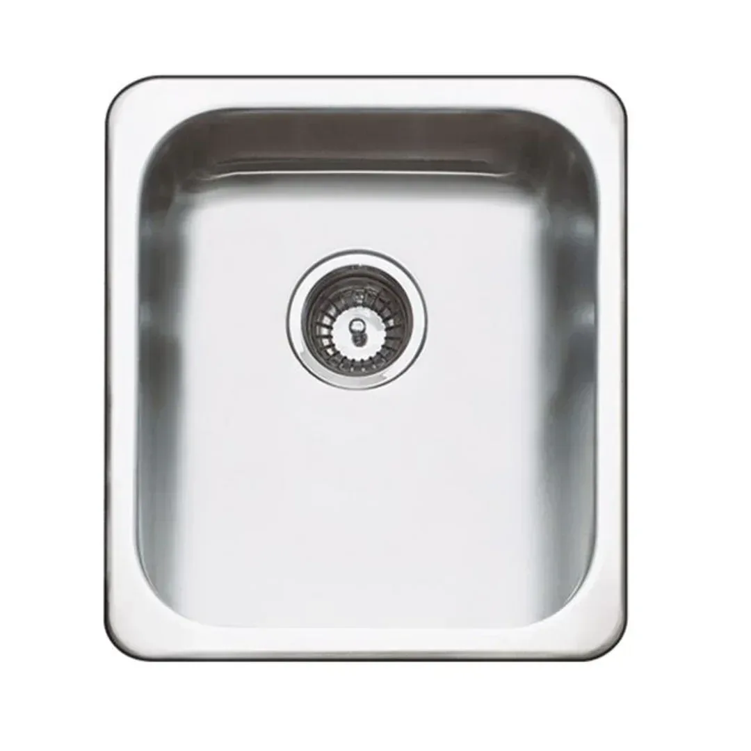 Abey Hunter Trough 1 Tap Hole With Bypass 406X466mm - Image 2