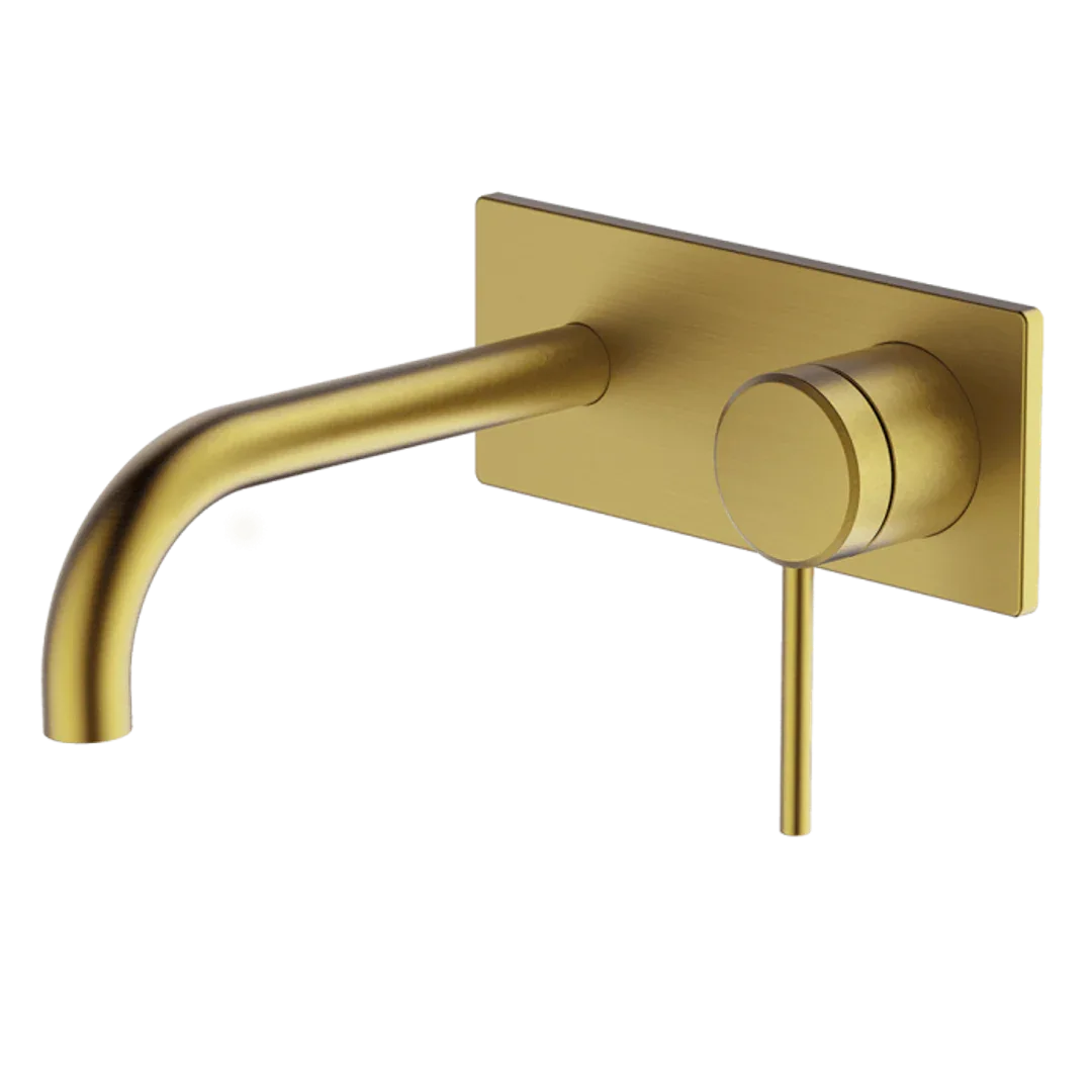 Abey Poco Wall Set 165mm Brushed Brass 6B-Ws165-Bb - Image 2