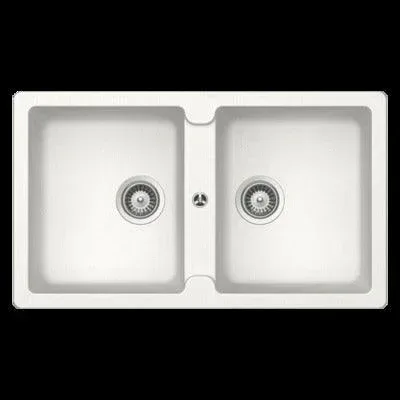 Abey Schock Typos Double Bowl Sink Alpina