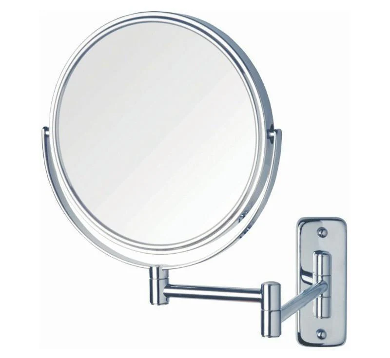 Thermogroup 1 & 10x Magnification Chrome Wall Mounted Shaving Mirror, 200mm Diameter - Image 3