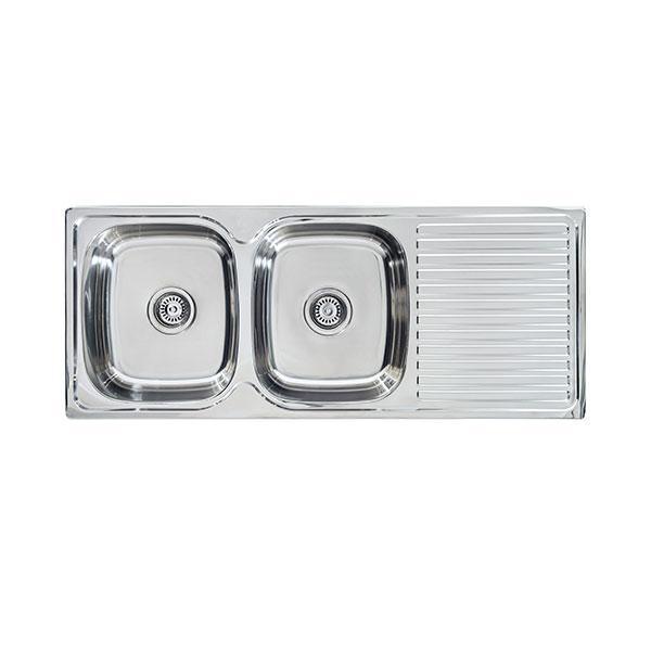 ACERO STAINLESS STEEL SINK RIGHT HAND DRAINER 1200 X 480