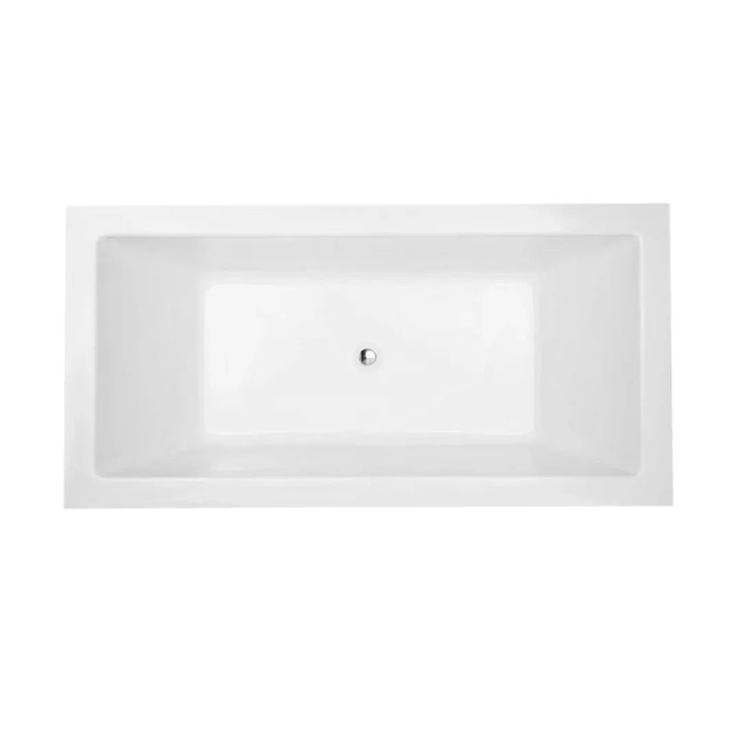Acrylic Inset Bath White No Overflow 1500mm