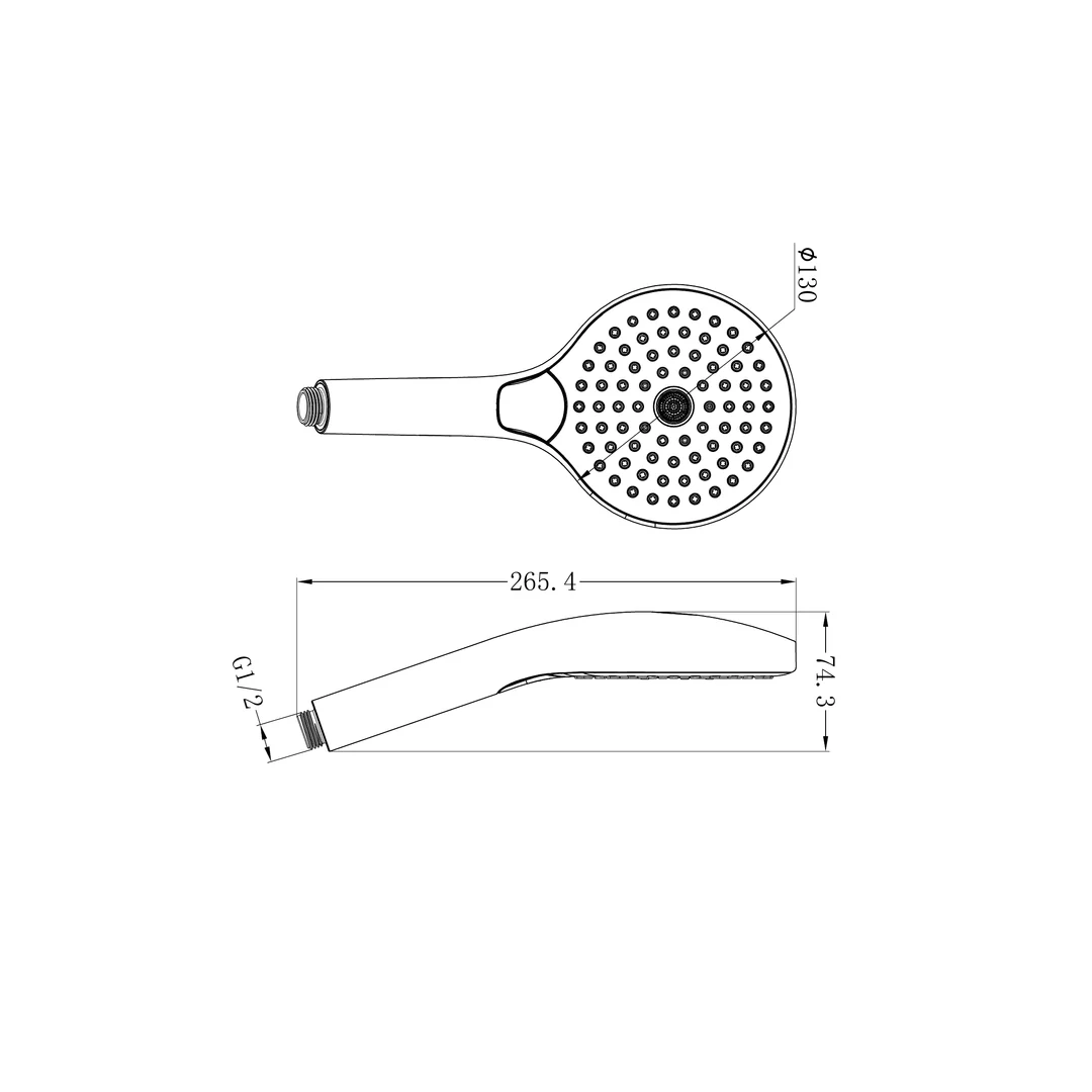 Air Hand Nero Shower Ii - Chrome - Image 2