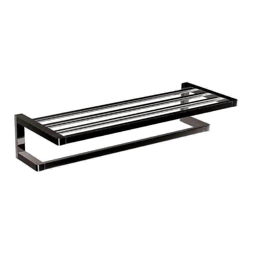 Streamline Arcisan Eneo Towel Rack With Rail 60cm - Matt Black - Image 4