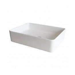 Streamline Arcisan Xoni Thin Rect Above Counter Basin 500mm X 350mm - White - Image 2