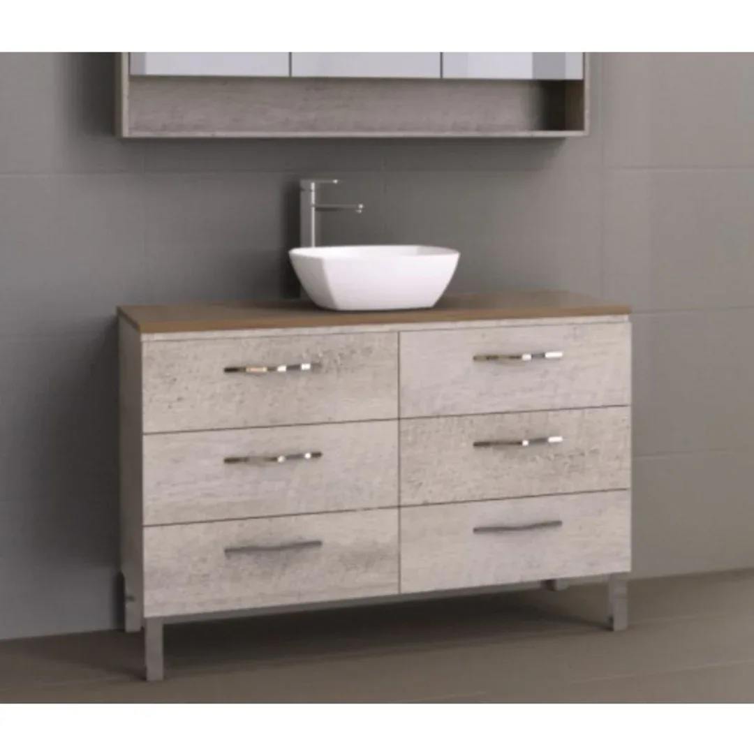 ASHTON VANITY CABINET ONLY 1185MM   NO TOP  ON LEGS(TIMBERLN P#:A12XL)