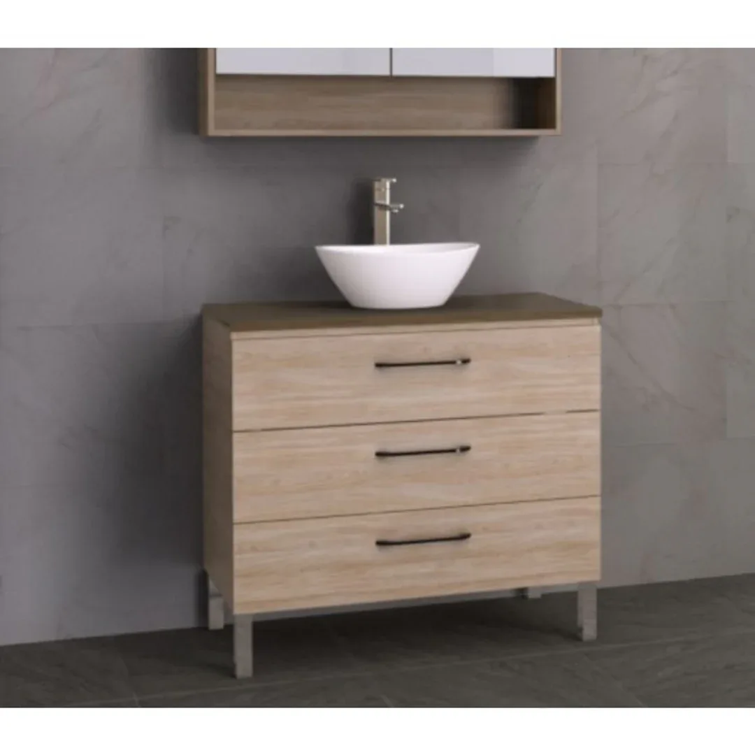 ASHTON VANITY CABINET ONLY 885MM   NO TOP  ON LEGS(TIMBERLN P#:A90XL)