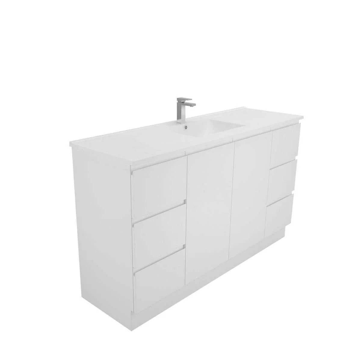 Aspire Unity II 1500 S/Bowl F/Standing Vanity Wht 1 Tap Hole - Image 3