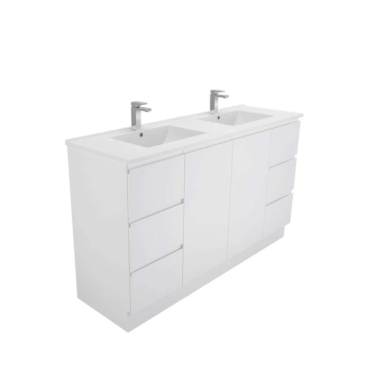 Aspire Unity II 1500 D/Bowl Vanity F/Stand White 1 Tap Hole - Image 4