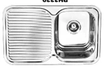 Aspire La Rosa 780 X 480 S/S Single Bowl Sink 1 Tap Hole Rh Bowl - Image 3