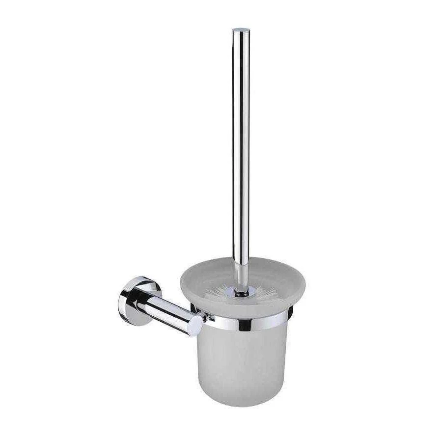Aspire Unity Round Toilet Brush And Holder Chrome **23005** - Image 3