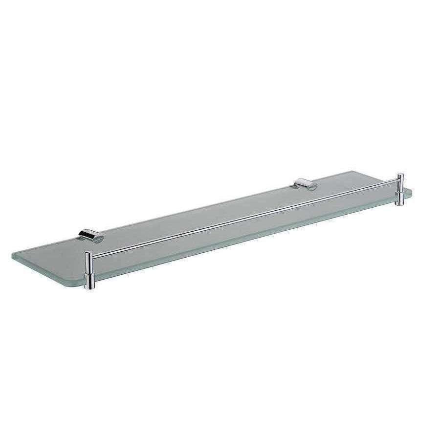 Aspire Unity Round Glass Shelf 500mm  Chrome **23103** - Image 3