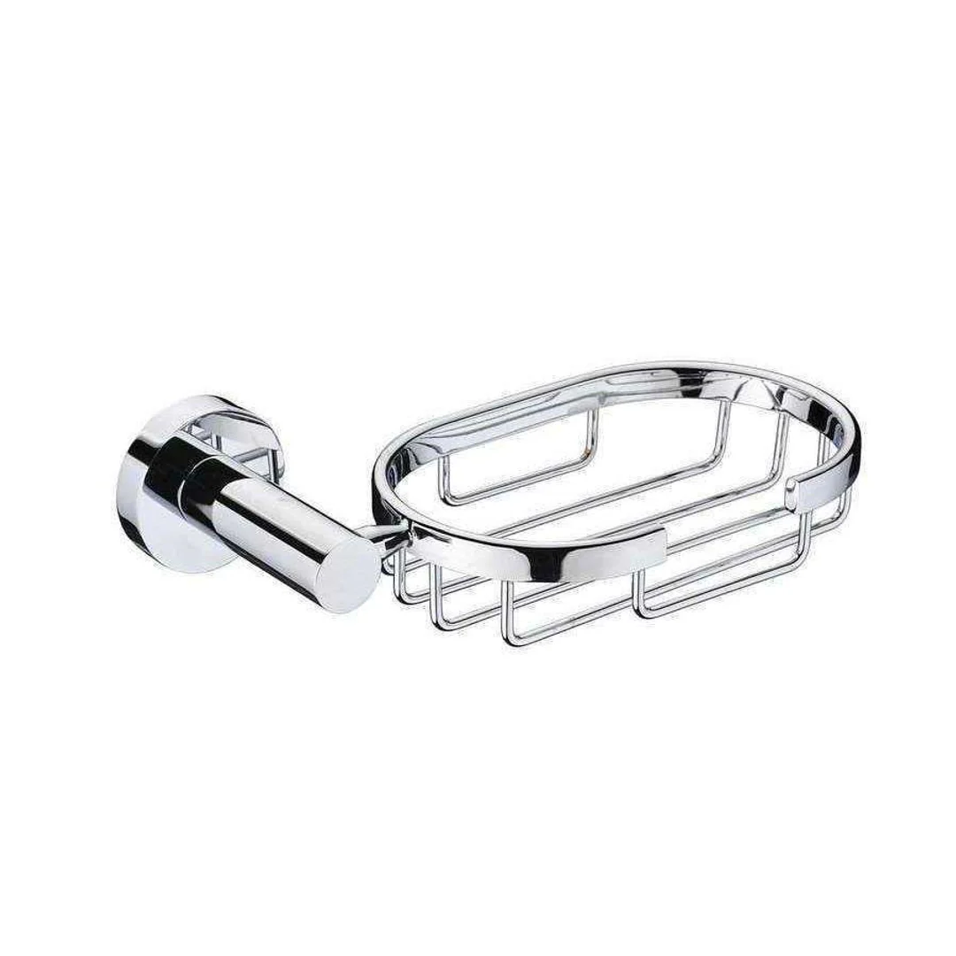 Aspire Unity Round Soap Basket  Chrome **23009** - Image 2