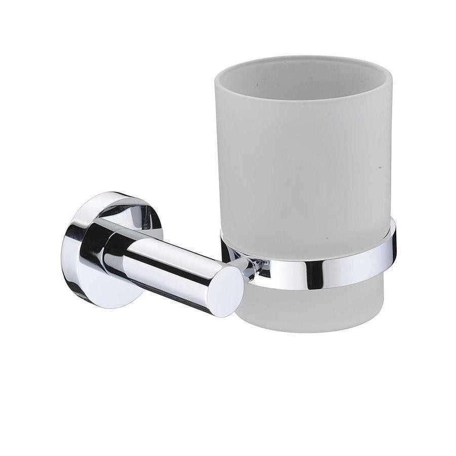 Aspire Unity Round Tumbler And Holder Chrome **23006** - Image 4