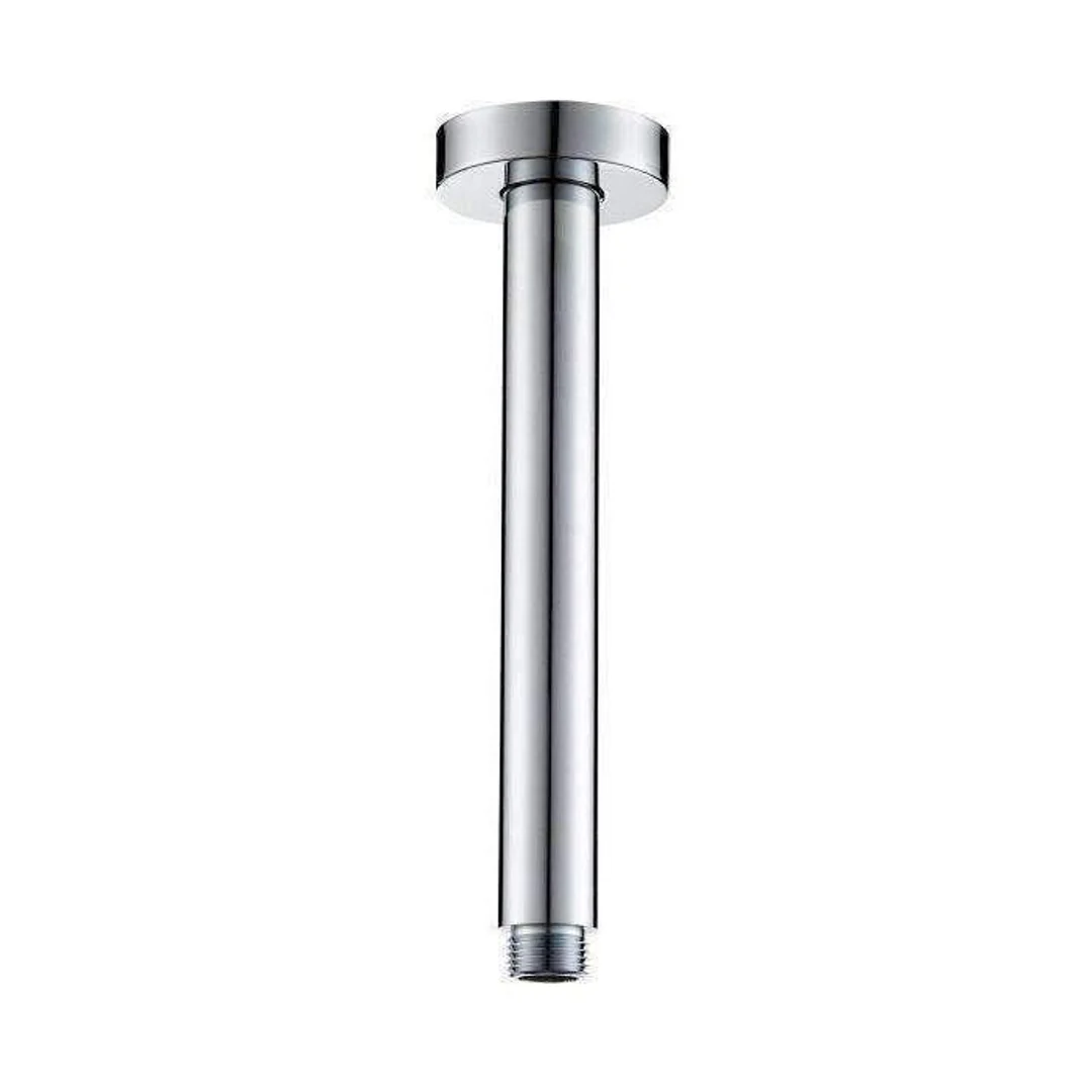 Aspire Unity Shower Ceiling Dropper Round Brass 200mm - Image 2