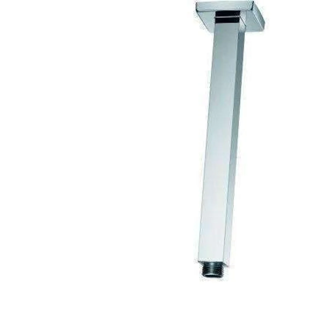 Aspire Unity Shower Ceiling Dropper Square Brass 400mm - Image 2