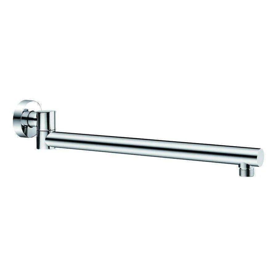 Aspire Unity Shower Wall Arm Swivel Round 380mm Chrome - Image 4