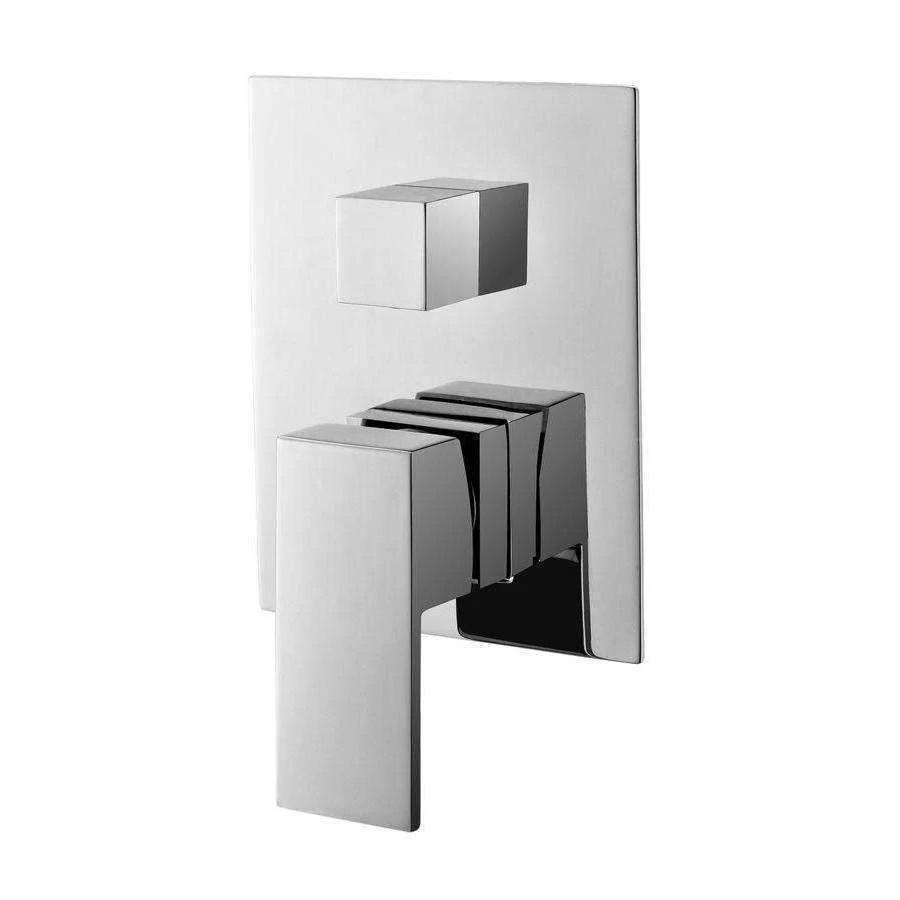 Aspire Unity **Square** Shower Mixer W/ Diverter Chrome - Image 5
