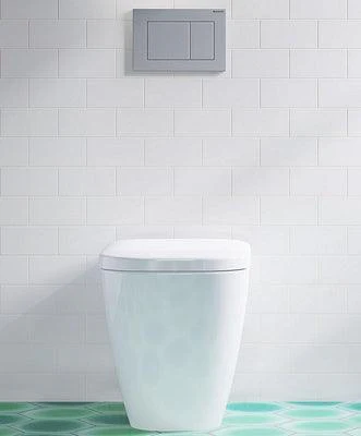 Aspire Urban II Wf Inwall Suite Square C/P Button Cistern Seat & Pan - Image 4