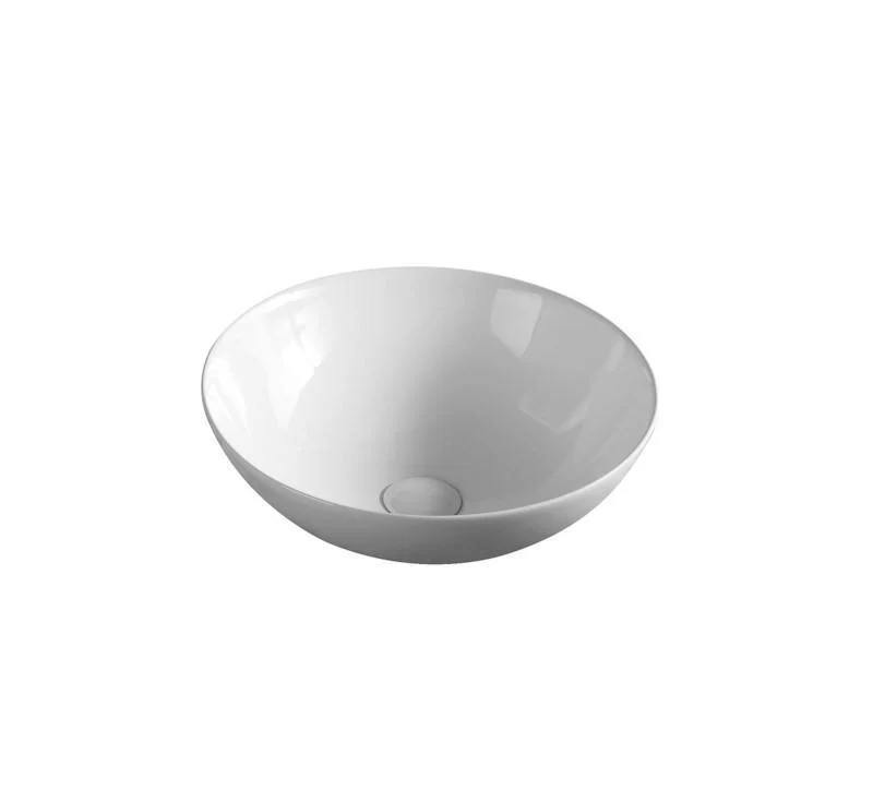 Aulic Argyle Gloss White Above Counter Basin 405 X 405 X 145mm - Image 3