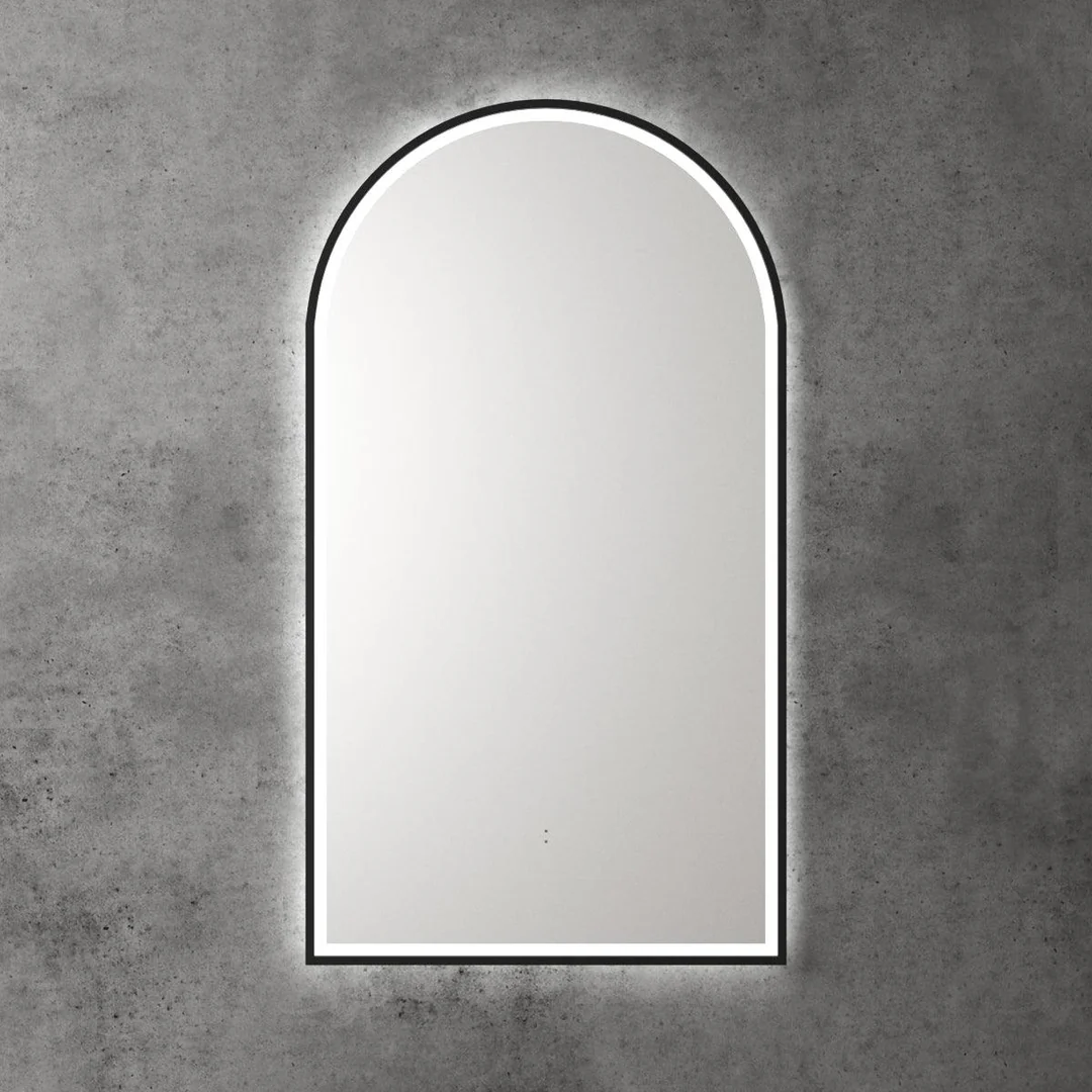 Aulic Canterbury Arch Led Mirror 500X900X30mm Matte White - Image 4