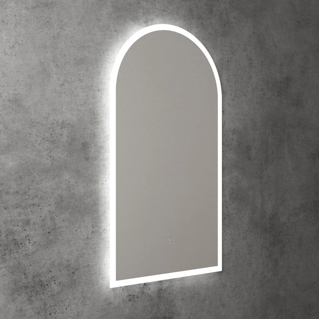 Aulic Canterbury Arch Led Mirror 500X900X30mm Gun Metal - Image 2