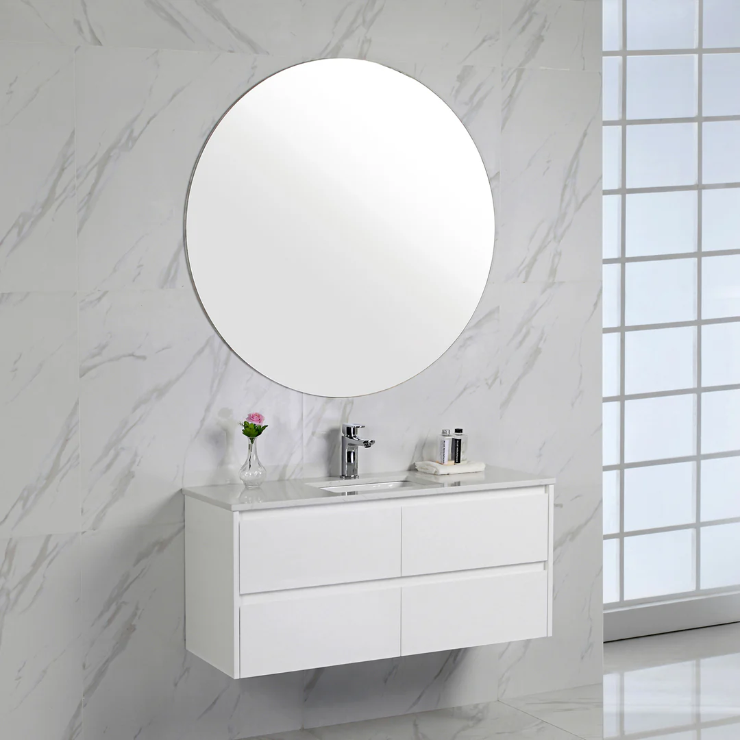 Aulic Leona Wall Hung Finger Pull Cabinet 580X450X540Mm - Image 2