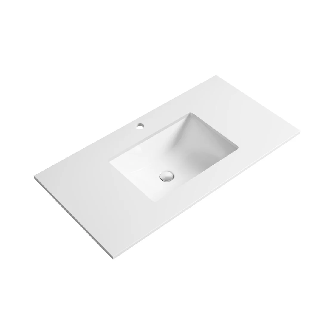 Aulic Leona 750mm Wall-Hung Vanity - Undermount Basin with Pure Stone Top - Image 6