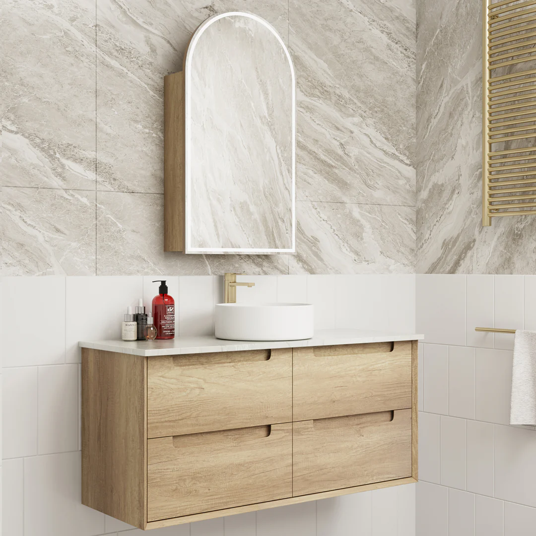 Aulic Moreno 1200 Cabinet With Pure Flat Stone Top - Image 2
