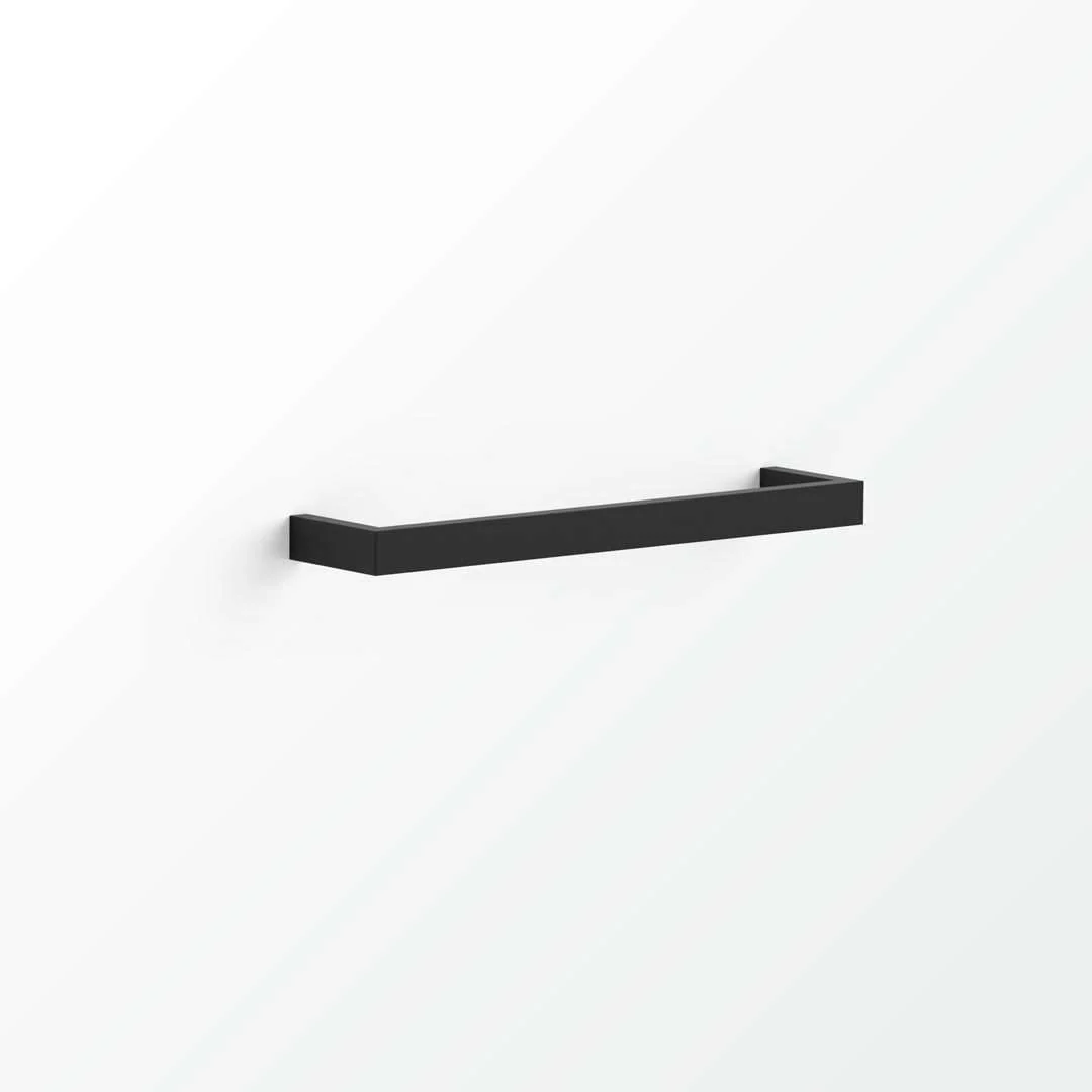 Avenir Cubo Heated Towel Rail 45Cm Matt Black