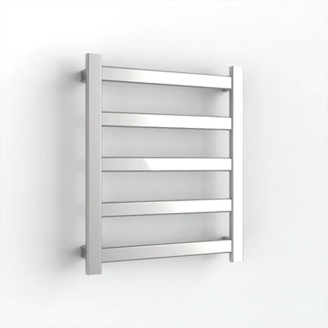 Avenir Hybrid Heated 5 Bar Towel Rail 72X60Cm Mirror Stainless