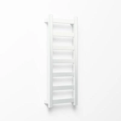 Avenir Hybrid Heated 7 Bar Towel Rail 102X45Cm Mirror Stainless - Image 3