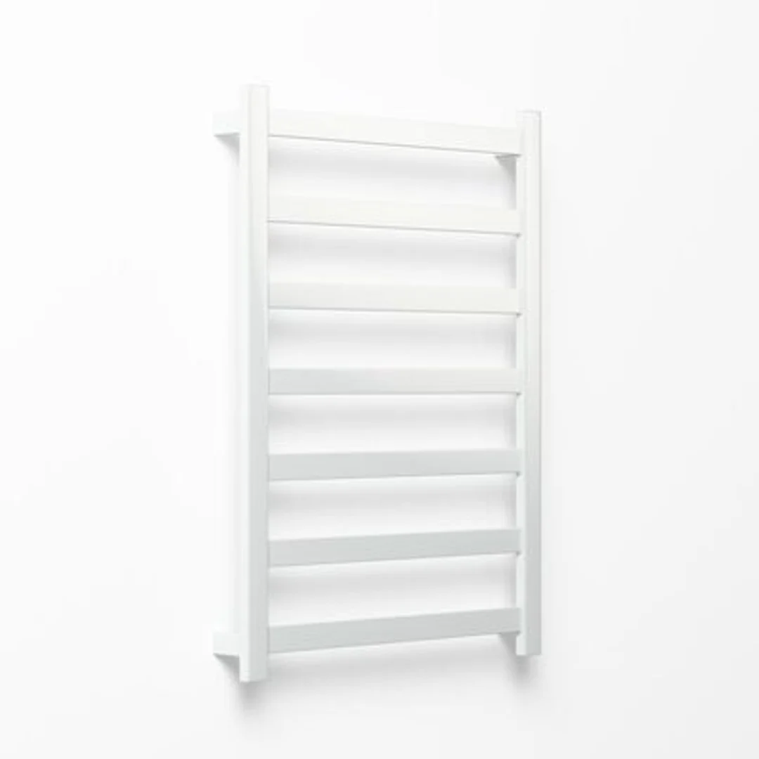 Avenir Hybrid Heated 7 Bar Towel Rail 102X75Cm Mirror Stainless - Image 2