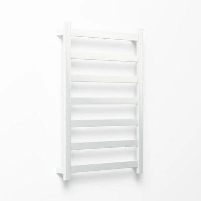 Avenir Hybrid Heated 7 Bar Towel Rail 102X75Cm Mirror Stainless - Image 3