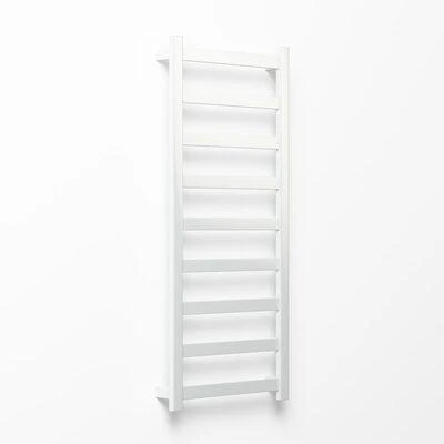 Avenir Hybrid Heated 9 Bar Towel Rail 132X60Cm Mirror Stainless - Image 3