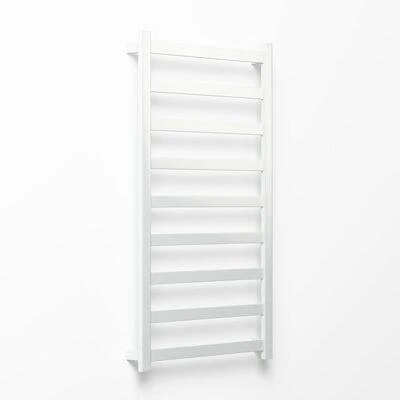 Avenir Hybrid Heated 9 Bar Towel Rail 132X75Cm Mirror Stainless - Image 3