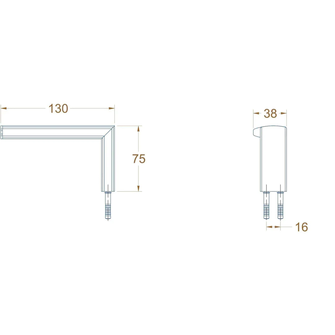 Avenir Xylo Toilet Roll Holder Right Facing Chrome - Image 4