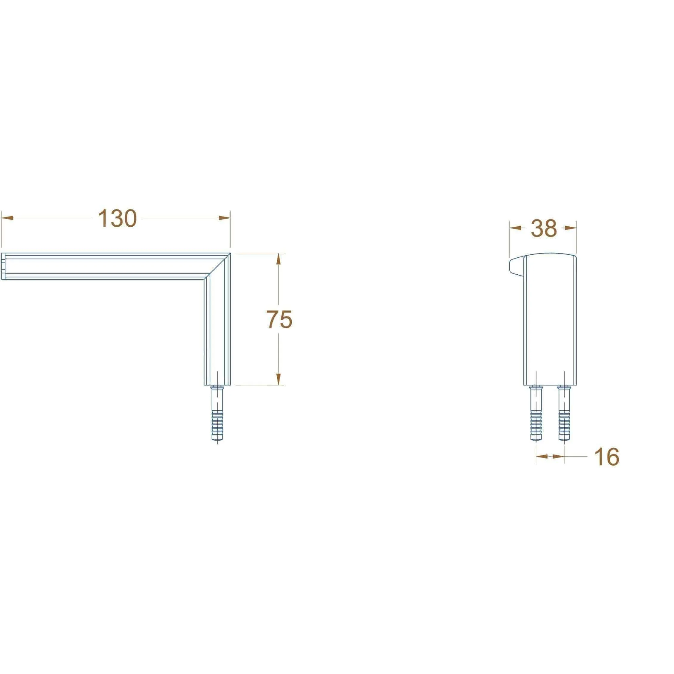 Avenir Xylo Toilet Roll Holder Right Facing Chrome - Image 5