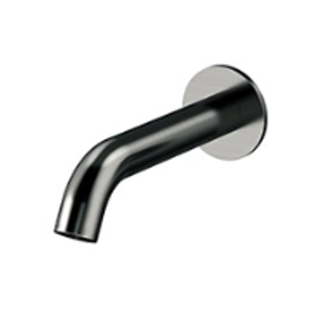 Axus Round 150Mm Wall Mounted Spout Brushed Gun Metal