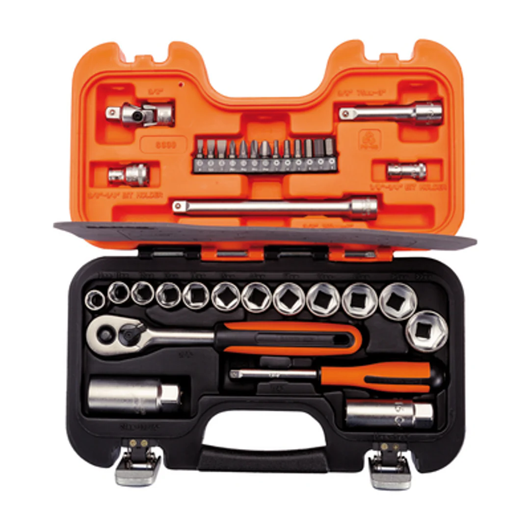 Bahco 34 Piece 1/4' & 3/8' Socket Set S330