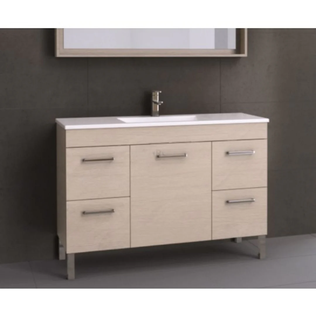 BARGO VANITY CABINET ONLY 1185MM   NO TOP  ON LEGS(TIMBERLN P#:B12XL)